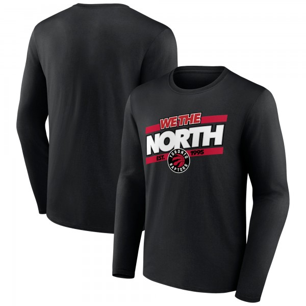 Toronto Raptors Black Tip-Off Long Sleeve T-Shirt