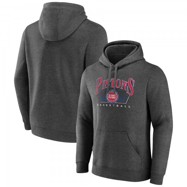 Detroit Pistons Charcoal Selection Pullover Hoodie