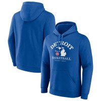 Detroit Pistons Royal Tip-Off Pullover Hoodie