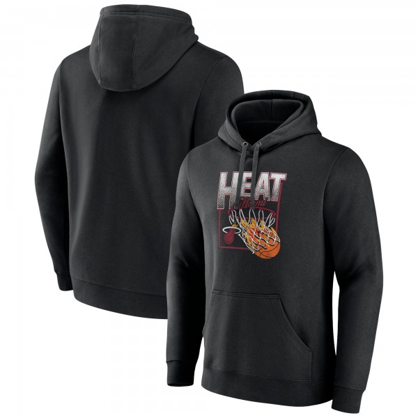 Miami Heat Black Alley Oop Pullover Hoodie