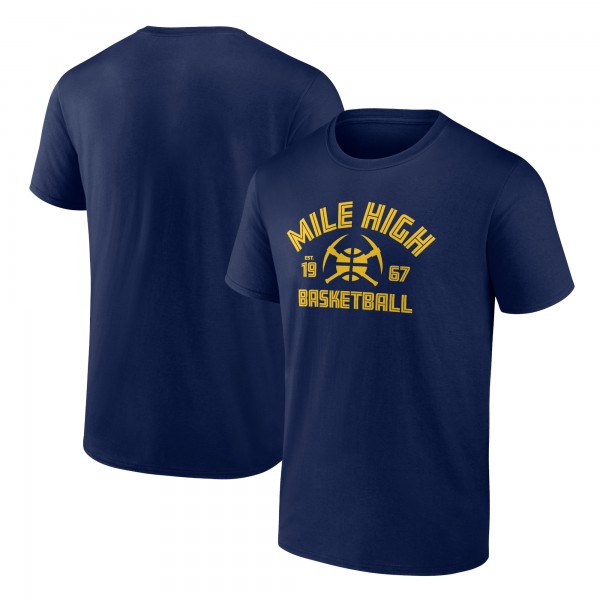 Denver Nuggets Navy Tip-Off T-Shirt