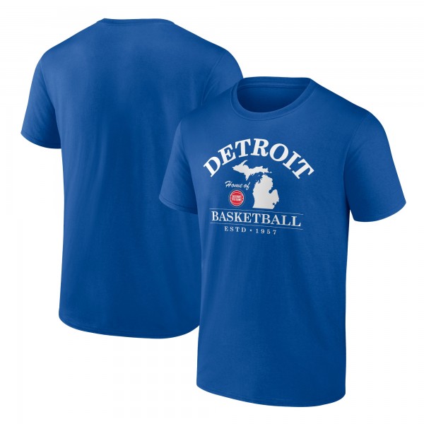 Detroit Pistons Blue Tip-Off T-Shirt