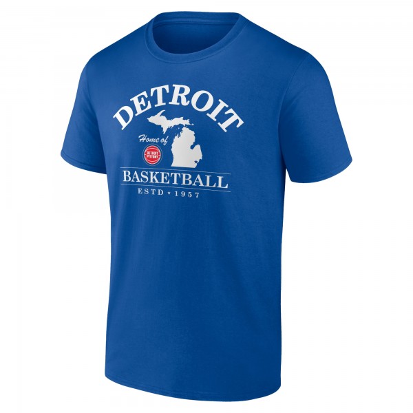 Detroit Pistons Blue Tip-Off T-Shirt