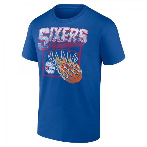Philadelphia 76ers Royal Alley Oop T-Shirt
