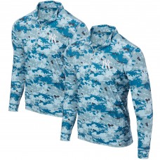 Толстовка на короткой молнии New York Yankees Digital Camo Performance - Blue