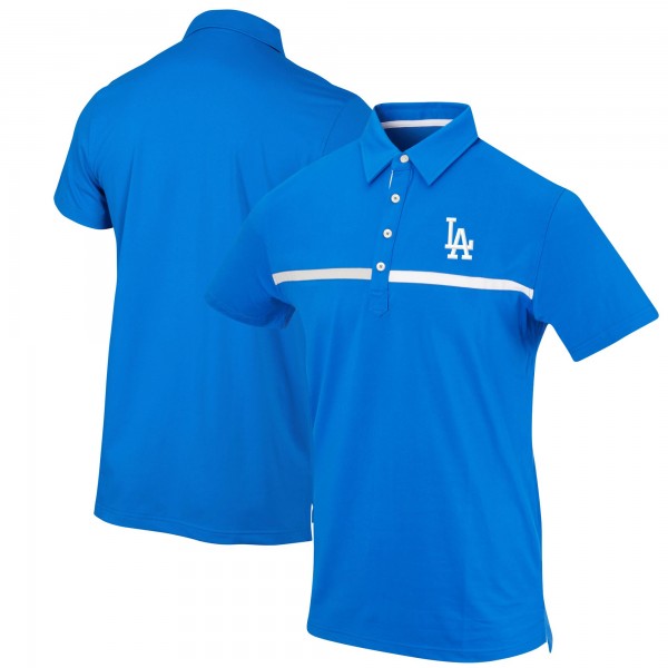 Los Angeles Dodgers Royal Color Blocked Stretch Polo