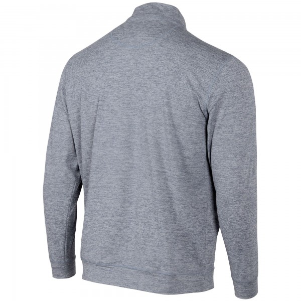 Толстовка на короткой молнии New York Yankees Peached Marled Yarn - Heathered Navy