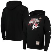Толстовка Chicago Bulls Mitchell & Ness Hardwood Classics Hyper Hoops - Black