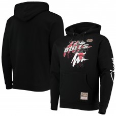Толстовка Chicago Bulls Mitchell & Ness Hardwood Classics Hyper Hoops - Black