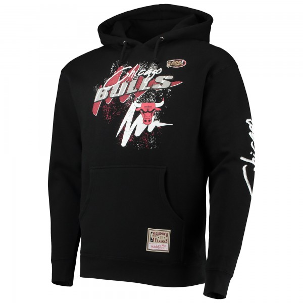 Толстовка Chicago Bulls Mitchell & Ness Hardwood Classics Hyper Hoops - Black