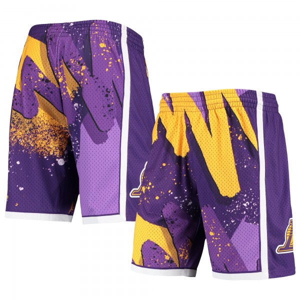 Шорты Los Angeles Lakers Mitchell & Ness Hardwood Classics 2009 Hyper Hoops Swingman - Purple