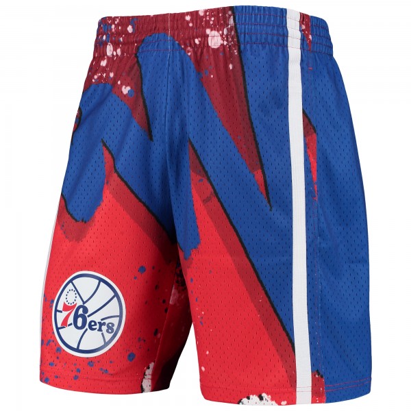 Philadelphia 76ers Mitchell & Ness Red Hardwood Classics 1996 Hyper Hoops Swingman Shorts