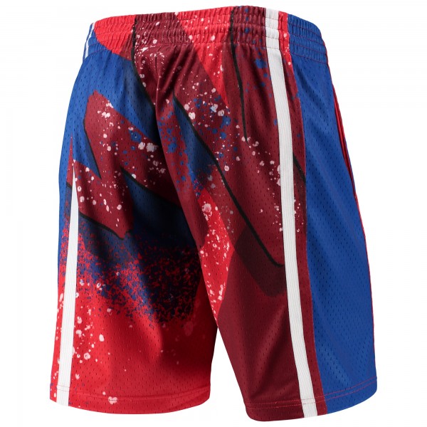 Philadelphia 76ers Mitchell & Ness Red Hardwood Classics 1996 Hyper Hoops Swingman Shorts