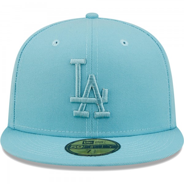 Бейсболка Los Angeles Dodgers New Era Color Pack 59FIFTY - Light Blue