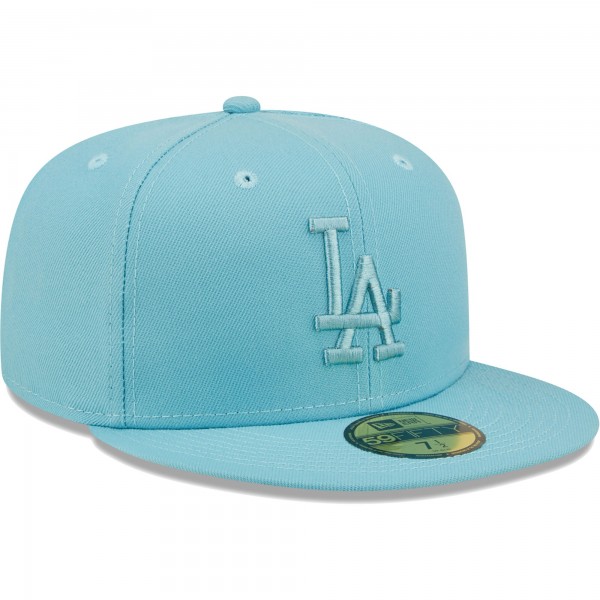 Бейсболка Los Angeles Dodgers New Era Color Pack 59FIFTY - Light Blue
