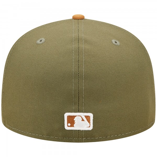 Бейсболка Los Angeles Dodgers New Era Two-Tone Color Pack 59FIFTY - Olive/Brown