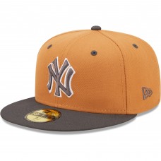 Бейсболка New York Yankees New Era Two-Tone Color Pack 59FIFTY - Brown/Charcoal