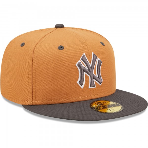 Бейсболка New York Yankees New Era Two-Tone Color Pack 59FIFTY - Brown/Charcoal