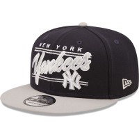 Бейсболка New York Yankees New Era Navy/Gray Team Script 9FIFTY Snapback