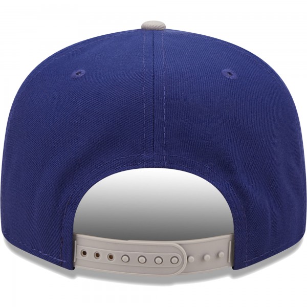 Бейсболка Los Angeles Dodgers New Era Team Script 9FIFTY Adjustable - Royal/Gray