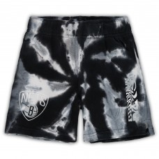 Toddler Brooklyn Nets White/Black Santa Monica Shorts