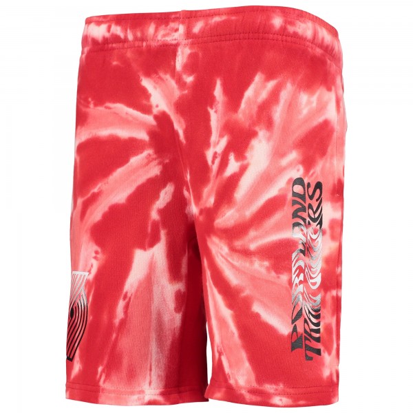 Шорты Portland Trail Blazers Youth Santa Monica Tie-Dye - Red