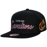 Бейсболка Cleveland Cavaliers Mitchell & Ness Hardwood Classics Script 2.0 - Black