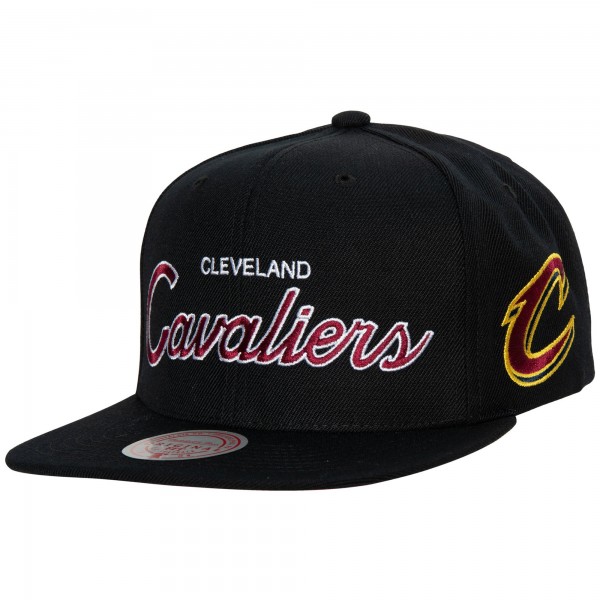 Бейсболка Cleveland Cavaliers Mitchell & Ness Hardwood Classics Script 2.0 - Black