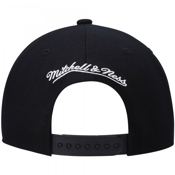 Бейсболка Denver Nuggets Mitchell & Ness Black Hardwood Classics Script 2.0