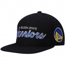 Бейсболка Golden State Warriors Mitchell & Ness Hardwood Classics Script 2.0 - Black