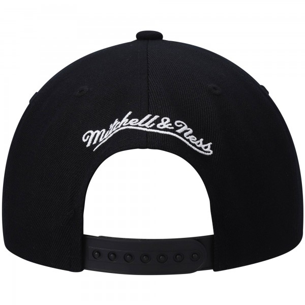 Бейсболка Golden State Warriors Mitchell & Ness Hardwood Classics Script 2.0 - Black