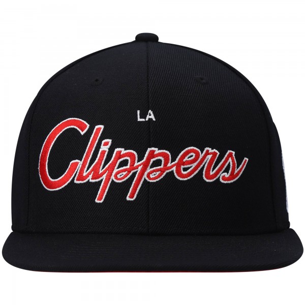Бейсболка LA Clippers Mitchell & Ness Hardwood Classics Script 2.0 - Black