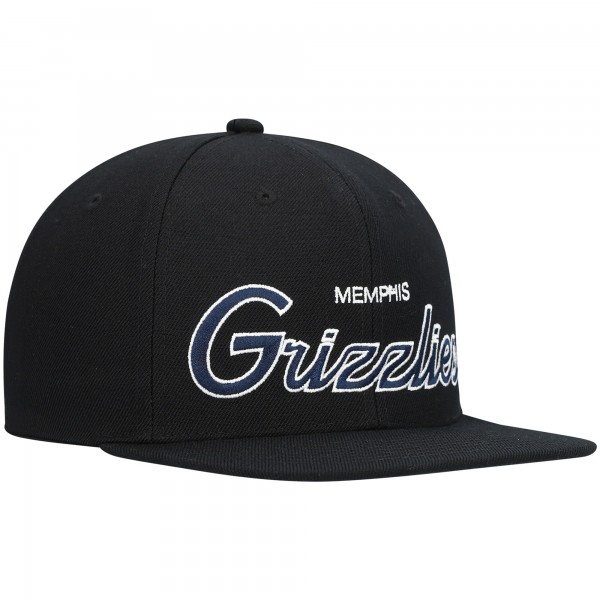 Бейсболка Memphis Grizzlies Mitchell & Ness Hardwood Classics Script 2.0 - Black