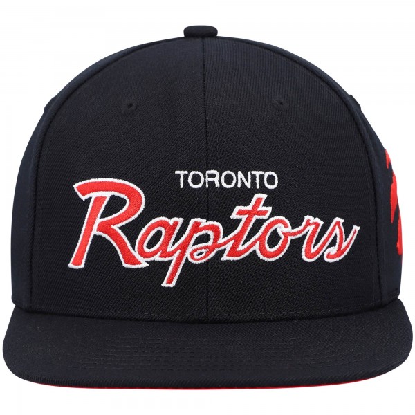 Бейсболка Toronto Raptors Mitchell & Ness Hardwood Classics Script 2.0 - Black