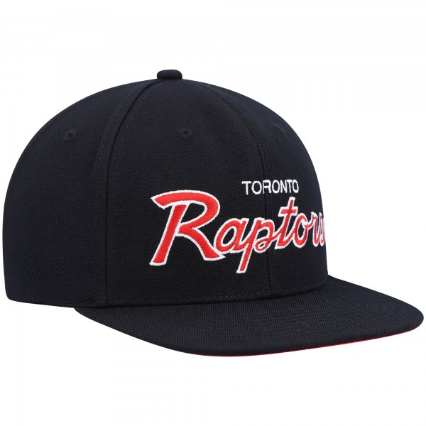 Бейсболка Toronto Raptors Mitchell & Ness Hardwood Classics Script 2.0 - Black