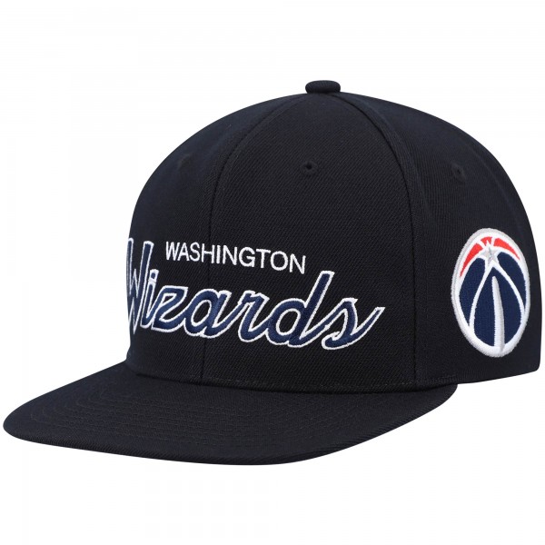 Бейсболка Washington Wizards Mitchell & Ness Hardwood Classics Script 2.0 - Black