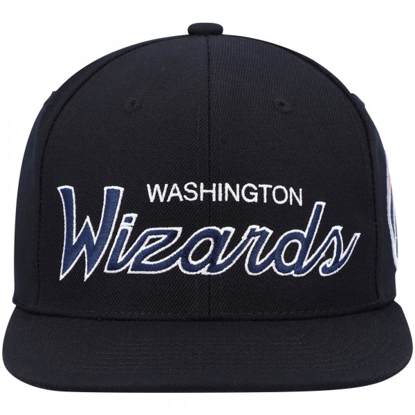Бейсболка Washington Wizards Mitchell & Ness Hardwood Classics Script 2.0 - Black