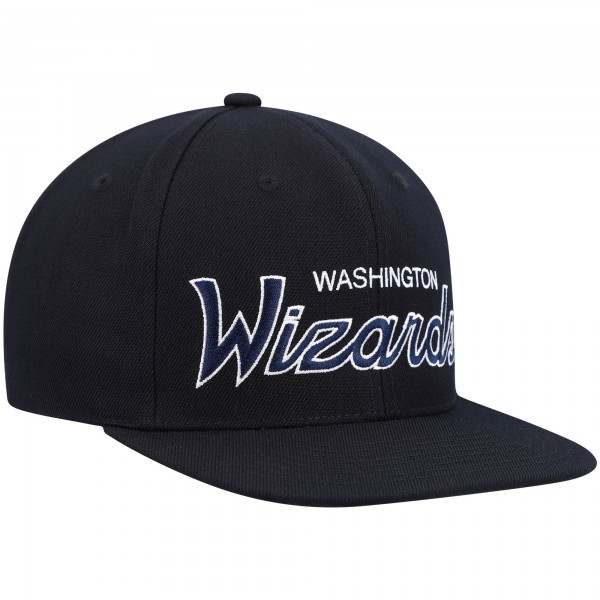 Бейсболка Washington Wizards Mitchell & Ness Hardwood Classics Script 2.0 - Black