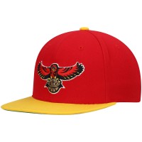 Бейсболка Atlanta Hawks Mitchell & Ness Hardwood Classics Team Two-Tone 2.0 - Red/Yellow