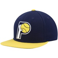 Бейсболка Indiana Pacers Mitchell &amp; Ness Hardwood Classics Team Two-Tone 2.0 - Navy/Gold
