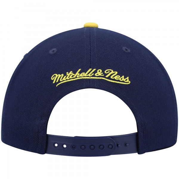 Бейсболка Indiana Pacers Mitchell &amp; Ness Hardwood Classics Team Two-Tone 2.0 - Navy/Gold