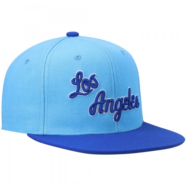 Бейсболка Los Angeles Lakers Mitchell & Ness Hardwood Classics Team Two-Tone 2.0 - Royal/Powder Blue