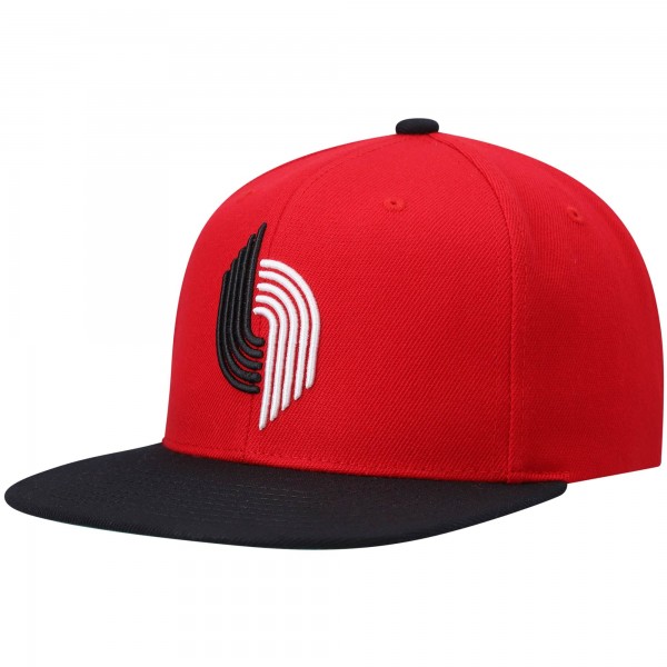 Бейсболка Portland Trail Blazers Mitchell & Ness Hardwood Classics Team Two-Tone 2.0 - Red/Black