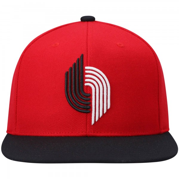 Бейсболка Portland Trail Blazers Mitchell & Ness Hardwood Classics Team Two-Tone 2.0 - Red/Black