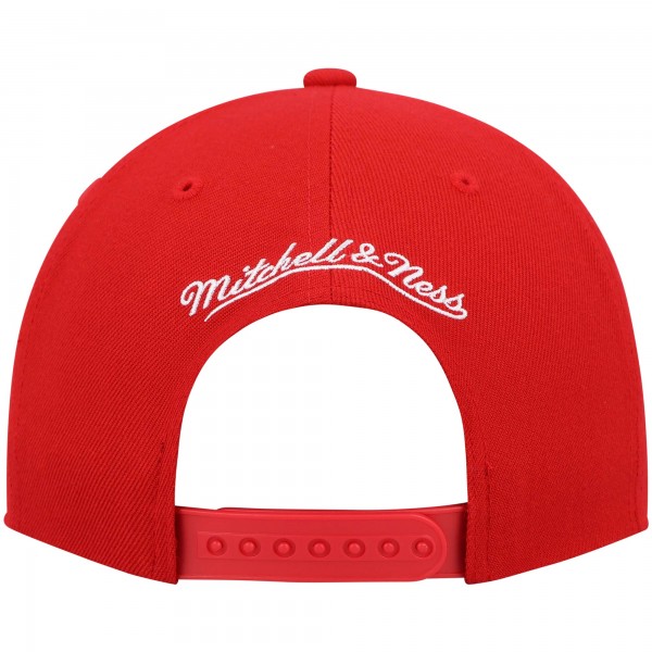 Бейсболка Chicago Bulls Mitchell & Ness Red Hardwood Classics Team Ground 2.0