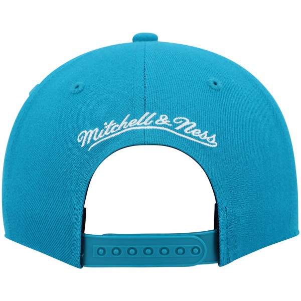 Бейсболка Charlotte Hornets Mitchell & Ness Hardwood Classics Team Ground 2.0 - Teal
