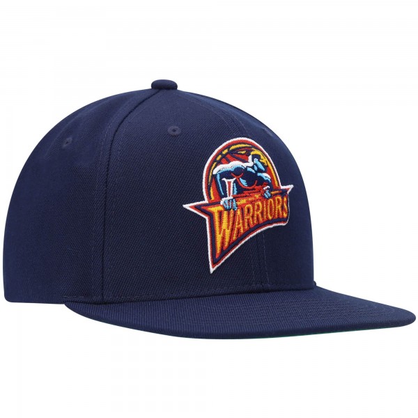 Бейсболка Golden State Warriors Mitchell & Ness Hardwood Classics Team Ground 2.0 - Navy