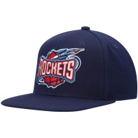 Бейсболка Houston Rockets Mitchell & Ness Hardwood Classics Team Ground 2.0 - Navy