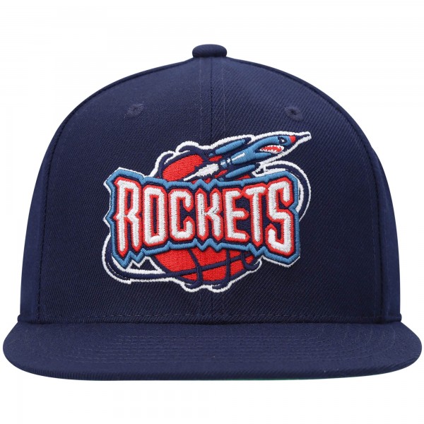 Бейсболка Houston Rockets Mitchell & Ness Hardwood Classics Team Ground 2.0 - Navy