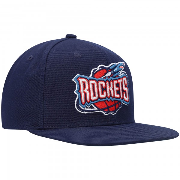 Бейсболка Houston Rockets Mitchell & Ness Hardwood Classics Team Ground 2.0 - Navy